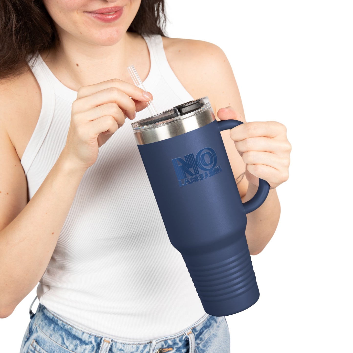 Insulated Travel Mug - 40oz Coffee Tumbler for On-the-Go Hydration