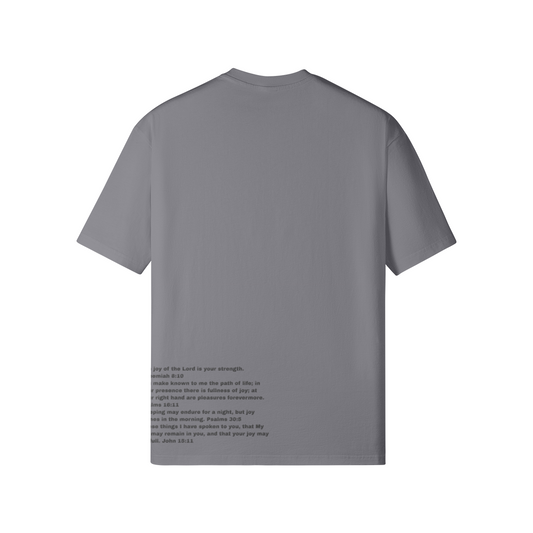 Joy Glitter Tee with Joy of The Lord Bible Quotes