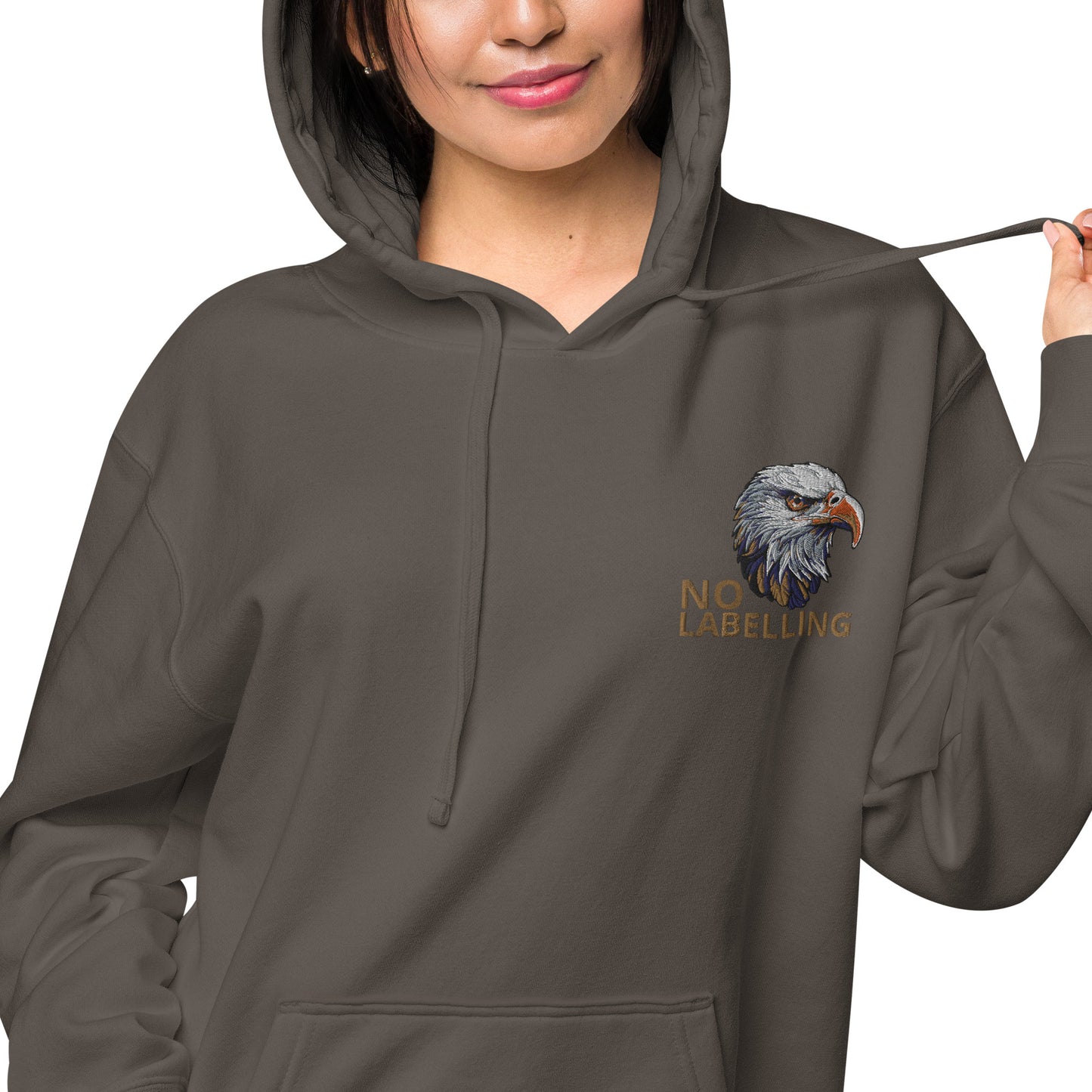 Unisex pigment-dyed hoodie