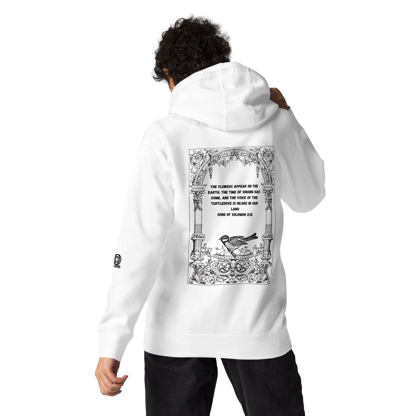 Song of Solomon 2:12 Bible Verse Hoodie – Christian Hoodie in Grey, Rose, Blue or White (Unisex)