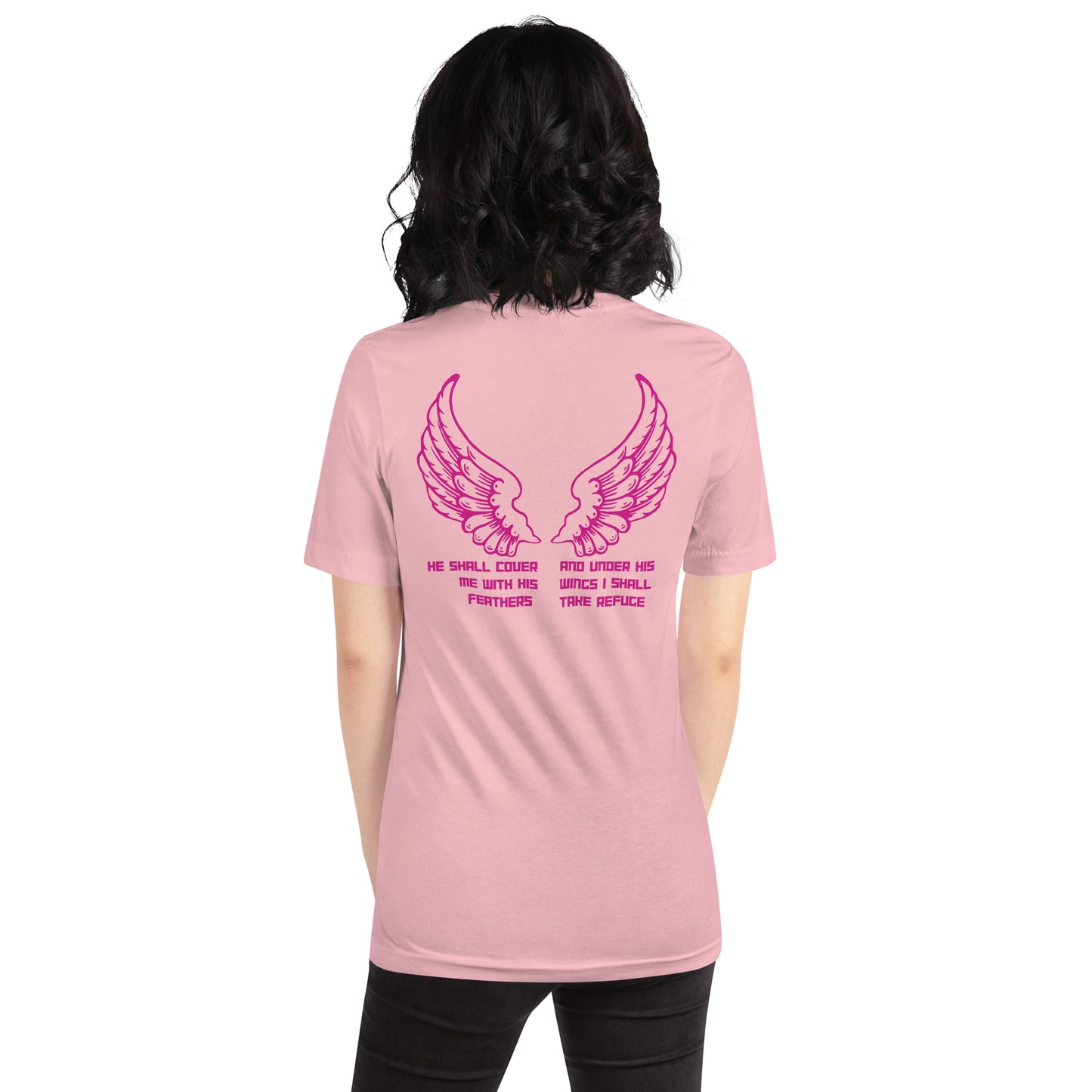 Psalm 91 T-Shirt For Women - 'Under The Shadow of The Almighty' - Christian Protection Shirt