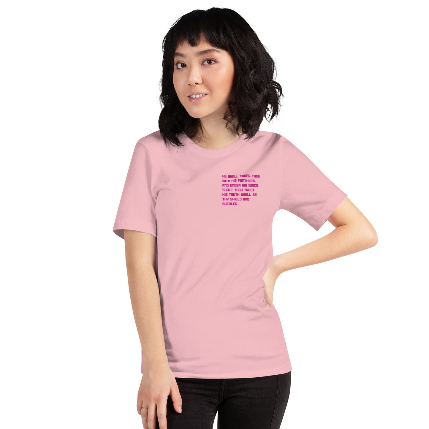 Psalm 91 T-Shirt For Women - 'Under The Shadow of The Almighty' - Christian Protection Shirt