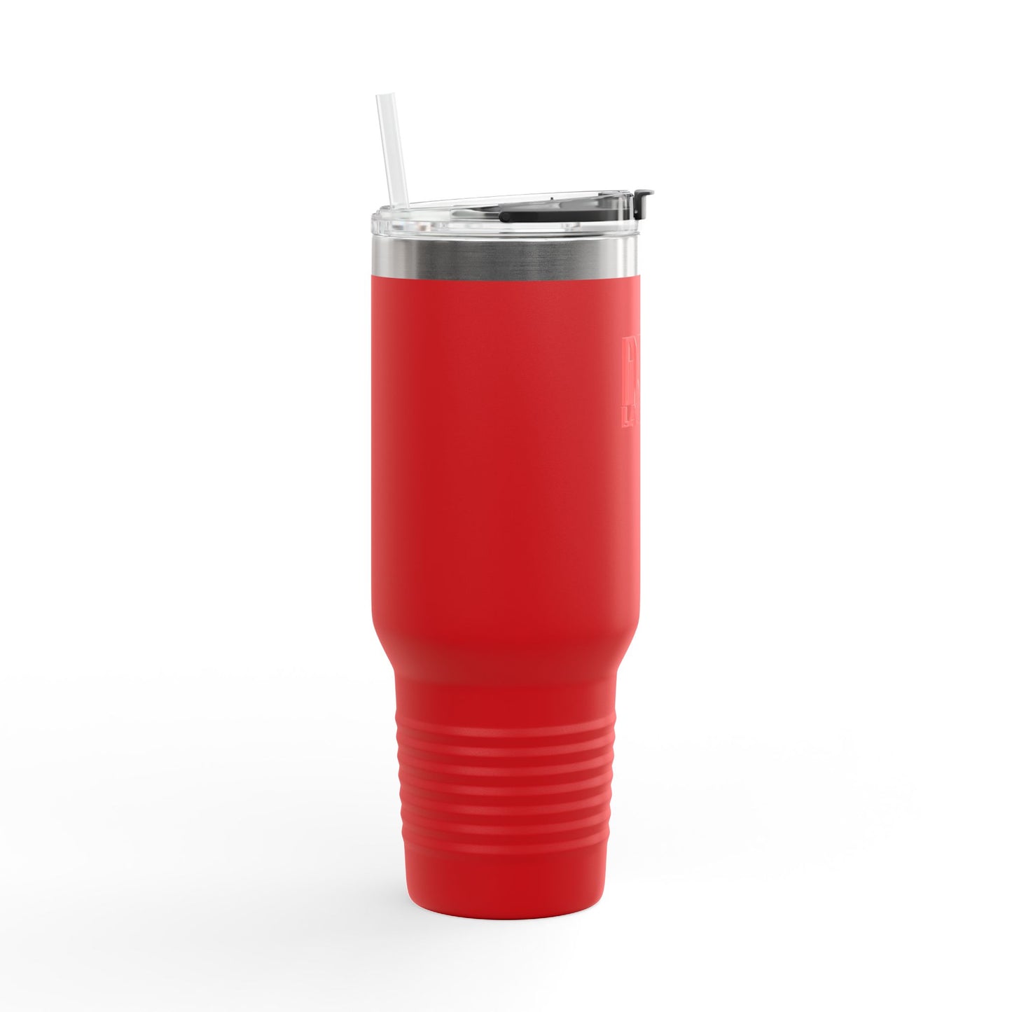 Red Insulated Travel Mug | 40oz with Straw | Perfect for Hot & Cold Beverages
