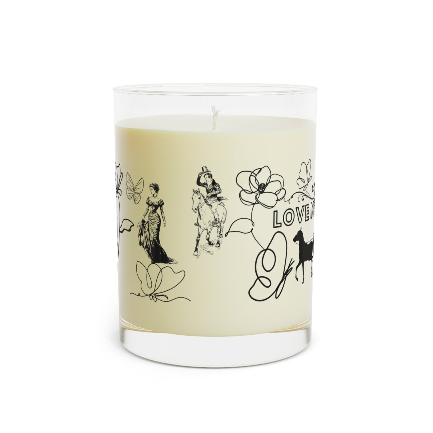 Valentine Gift Scented Candle - Ocean Mist & Moss, 11oz