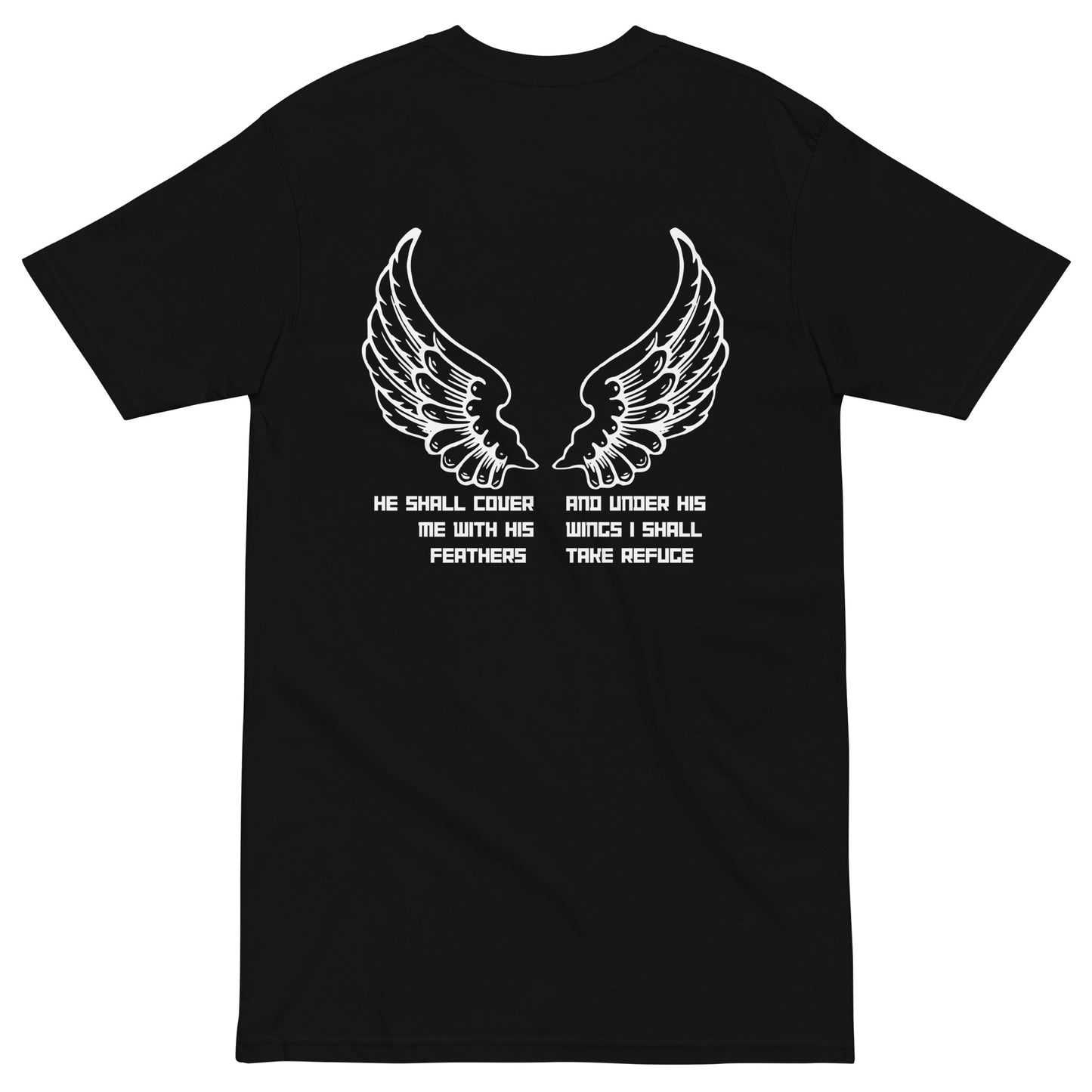 Psalm 91 T-Shirt Men's - 'He Who Dwells In The Secret Place' - Premium Heavyweight Christian Shirt