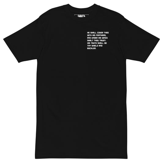 Psalm 91 T-Shirt Men's - 'He Who Dwells In The Secret Place' - Premium Heavyweight Christian Shirt