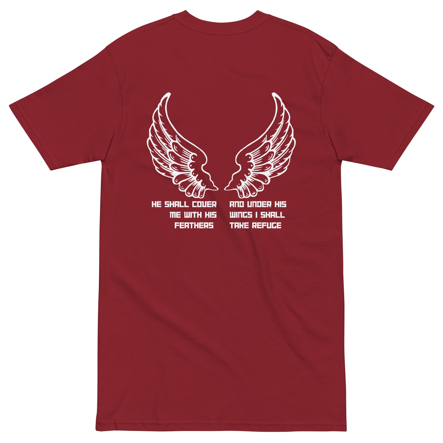 Psalm 91 T-Shirt Men's - 'He Who Dwells In The Secret Place' - Premium Heavyweight Christian Shirt