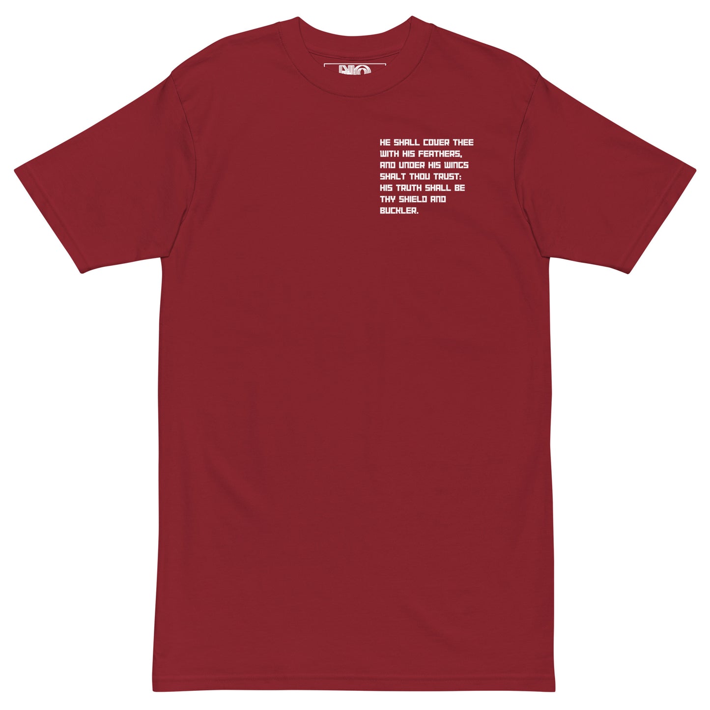 Psalm 91 T-Shirt Men's - 'He Who Dwells In The Secret Place' - Premium Heavyweight Christian Shirt