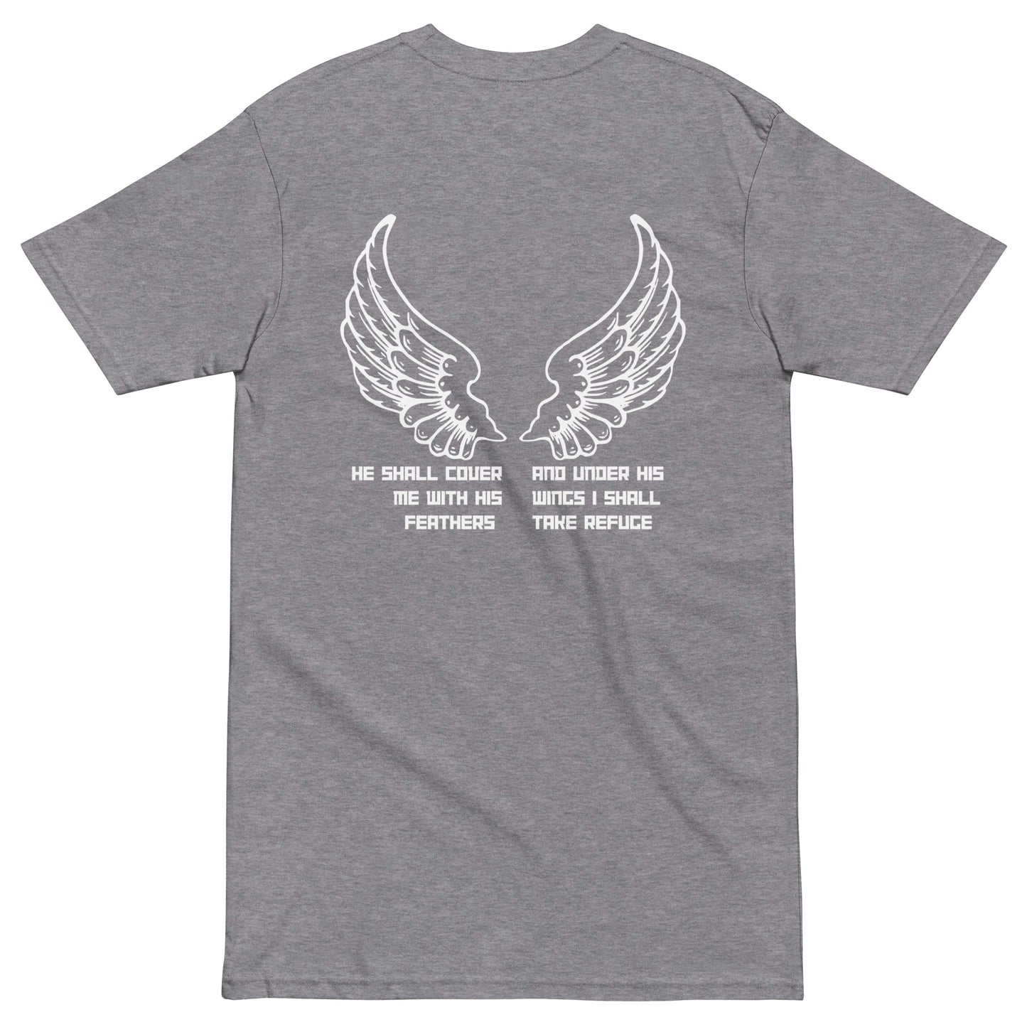 Psalm 91 T-Shirt Men's - 'He Who Dwells In The Secret Place' - Premium Heavyweight Christian Shirt