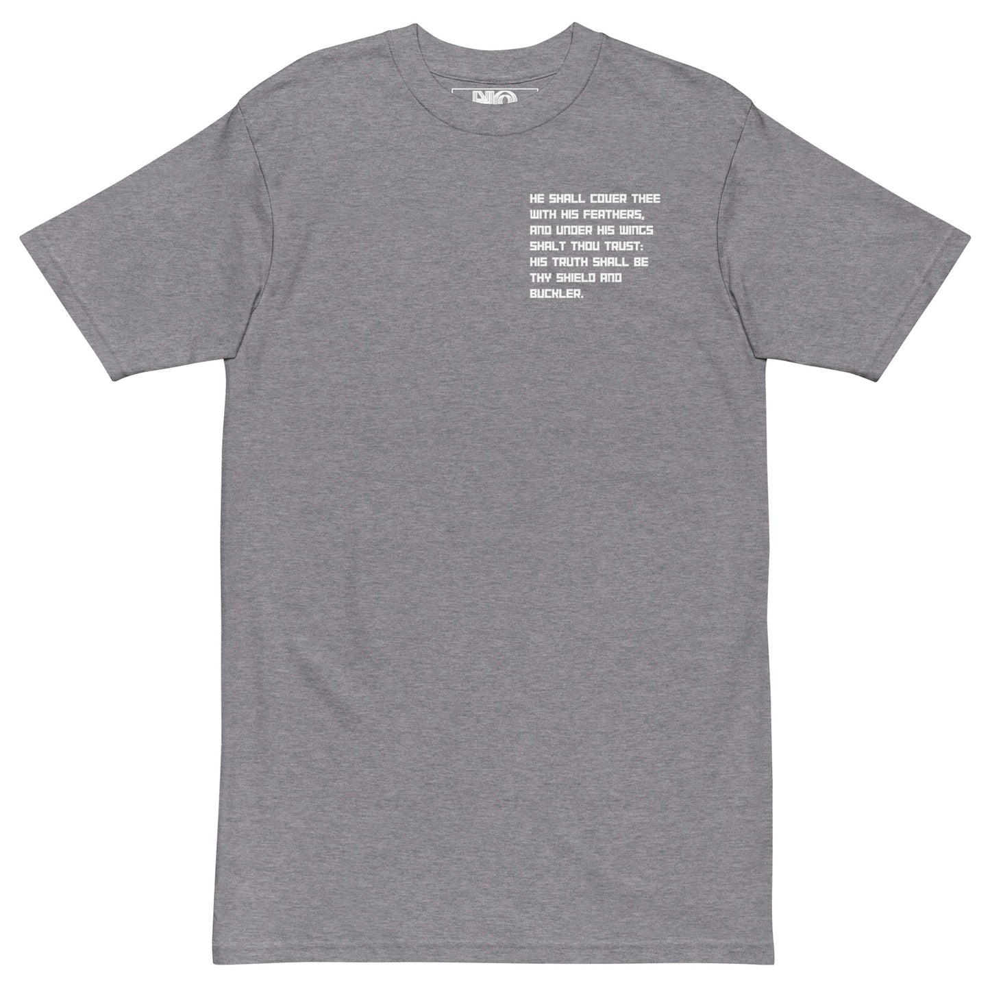 Psalm 91 T-Shirt Men's - 'He Who Dwells In The Secret Place' - Premium Heavyweight Christian Shirt