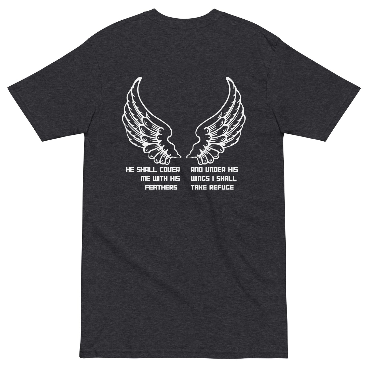 Psalm 91 T-Shirt Men's - 'He Who Dwells In The Secret Place' - Premium Heavyweight Christian Shirt