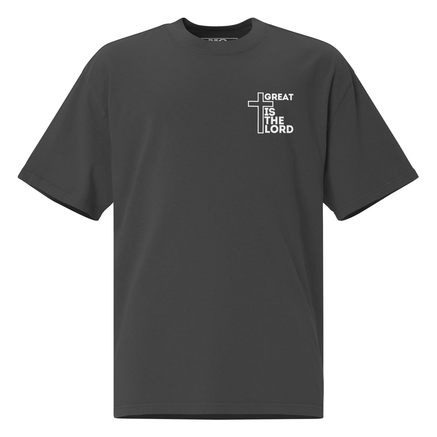 Bible Quote T-Shirt, Oversized faded t-shirt
