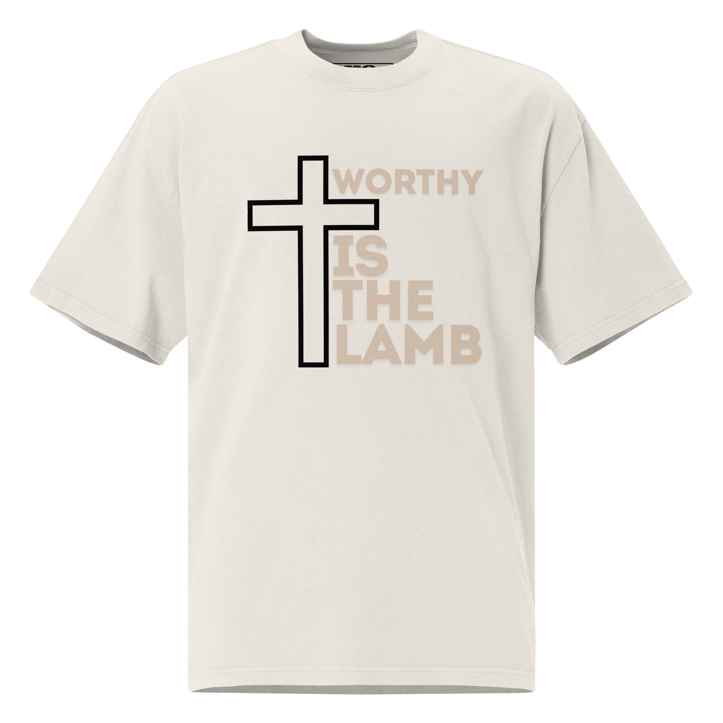 Bible Quote T-Shirt, Oversized faded t-shirt