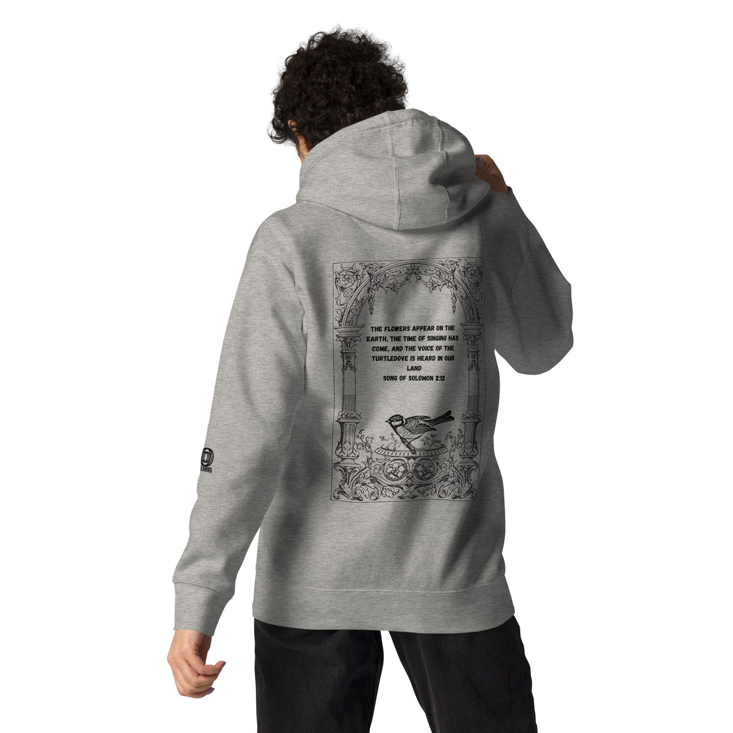 Bible Verse Quote Unisex Hoodie, Song Of Solomon - Choose From Dusty Rose, Grey, Sky Blue, White