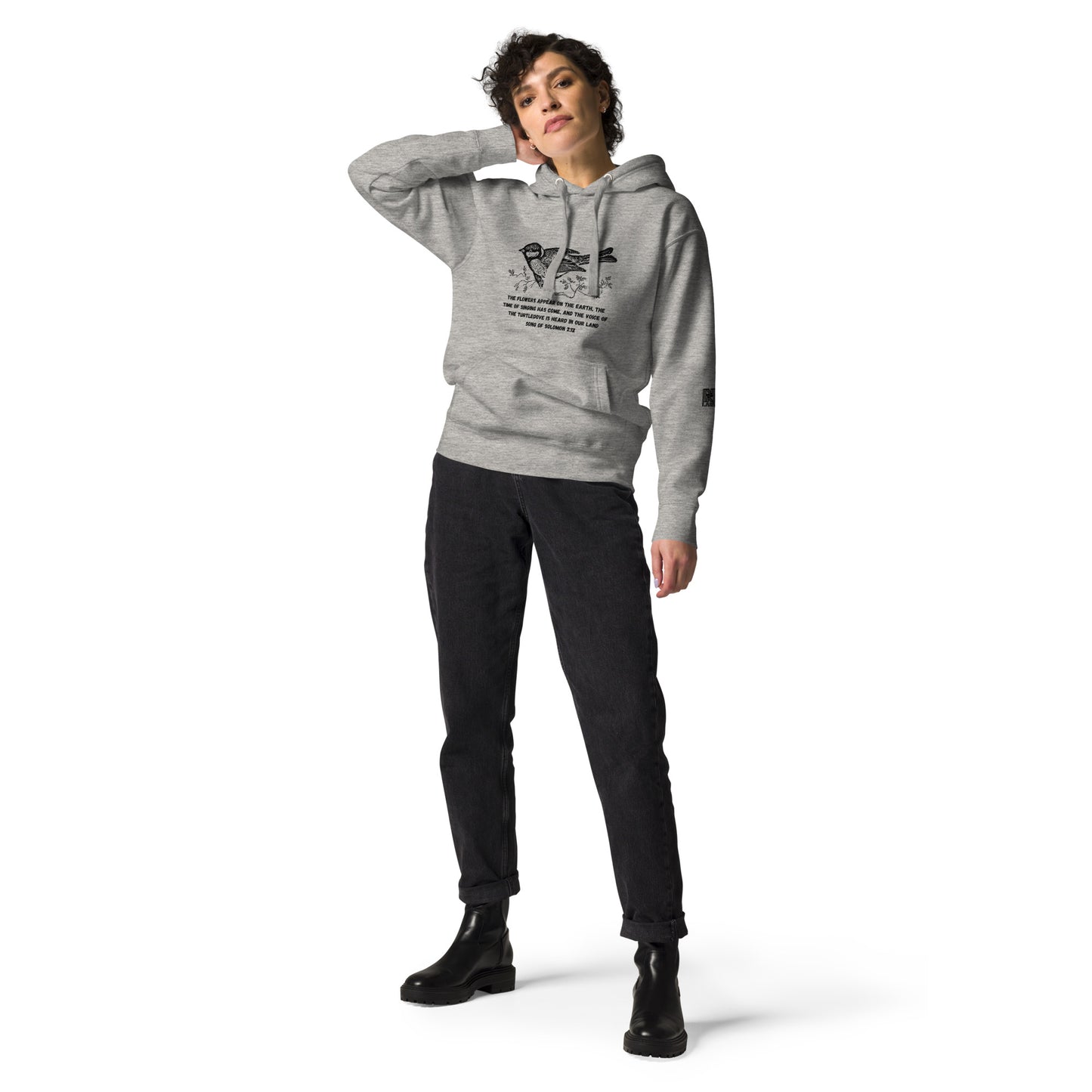 Bible Verse Quote Unisex Hoodie, Song Of Solomon - Choose From Dusty Rose, Grey, Sky Blue, White