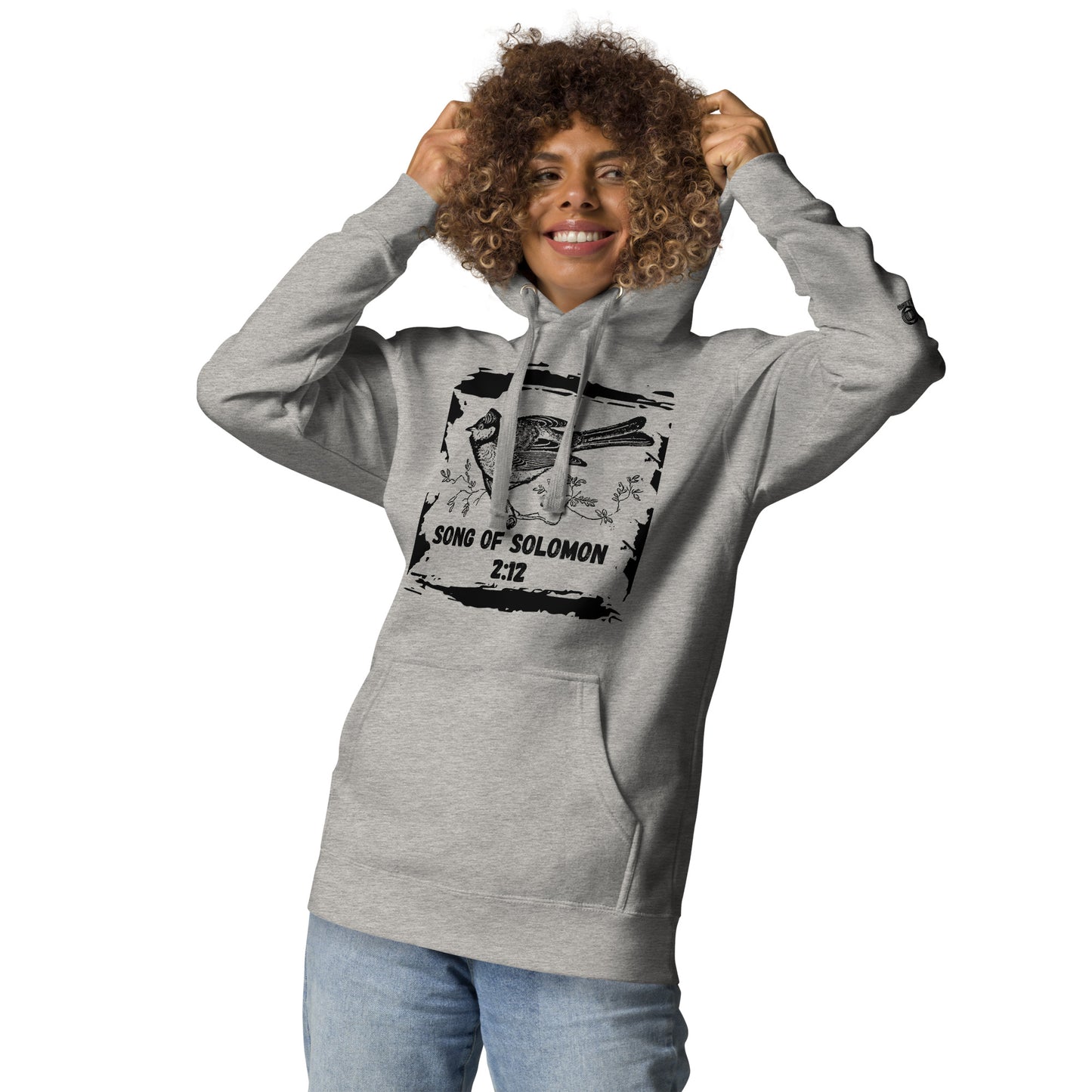 Christian Hoodie with Bible Verse – Song of Solomon 2:12 – Faith-Based Unisex Hoodie in White, Grey, Sky Blue, Dusty Rose