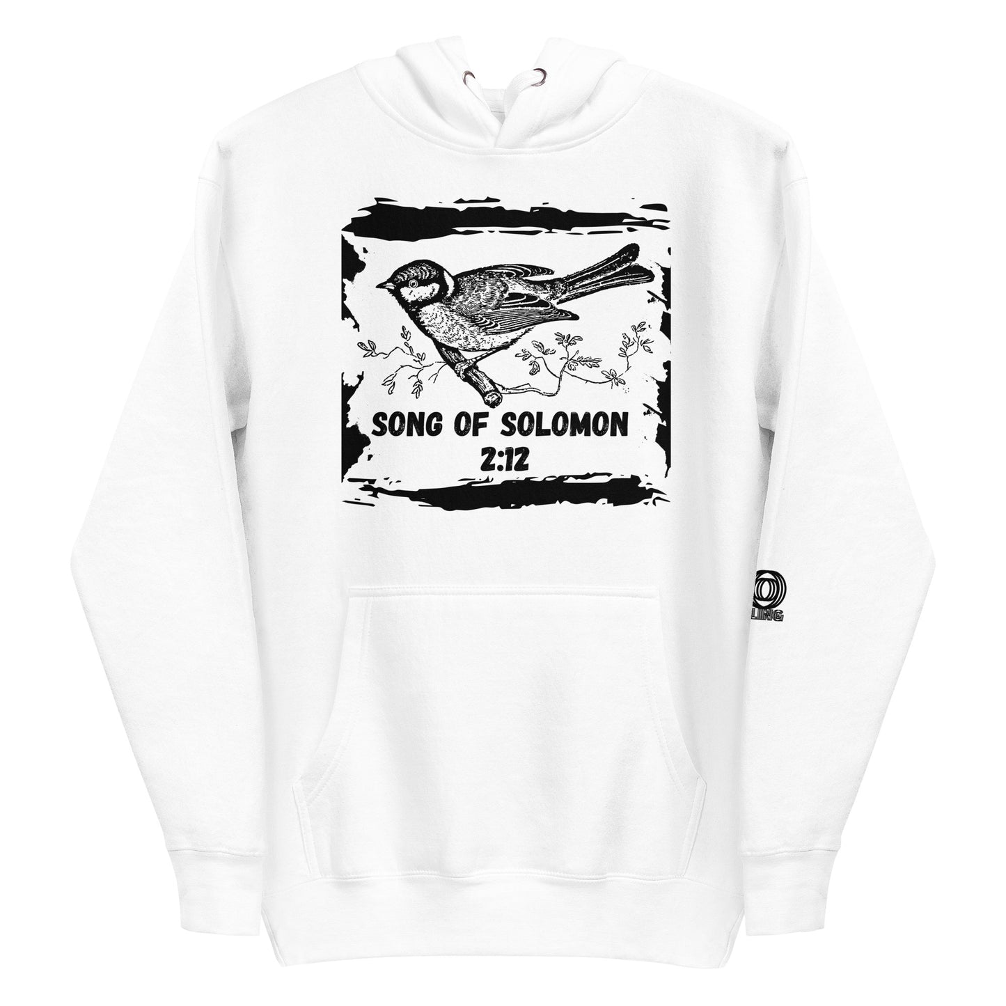 Christian Hoodie with Bible Verse – Song of Solomon 2:12 – Faith-Based Unisex Hoodie in White, Grey, Sky Blue, Dusty Rose