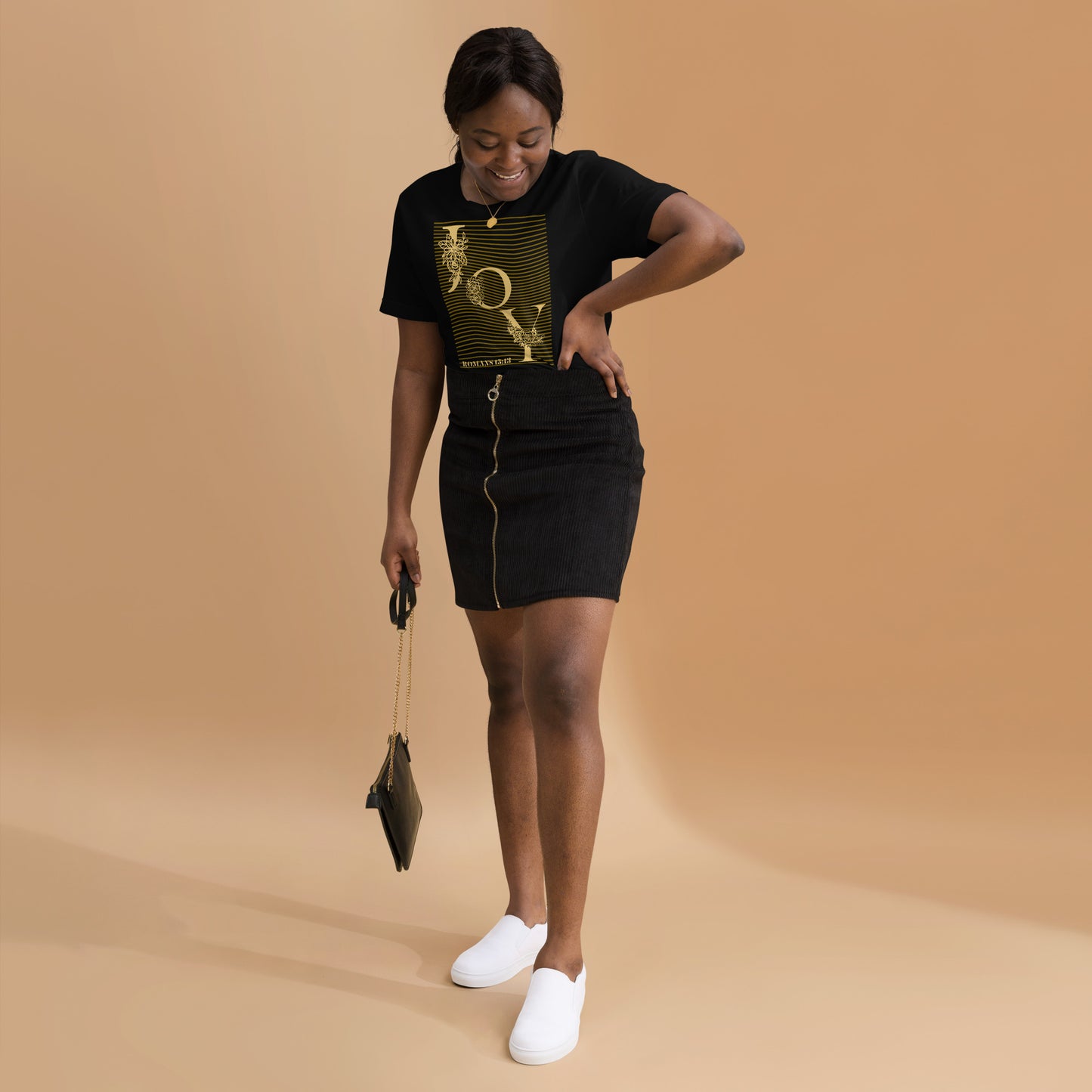 Joy Unisex T-shirt - Available in Black, Heather Dusty Blue, or Heather Black