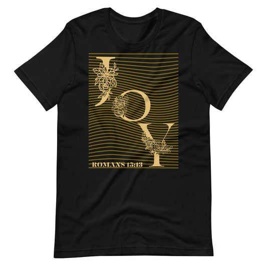 Joy Unisex T-shirt - Available in Black, Heather Dusty Blue, or Heather Black