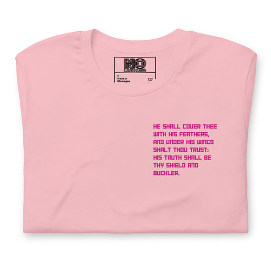 Psalm 91 T-Shirt For Women - 'Under The Shadow of The Almighty' - Christian Protection Shirt