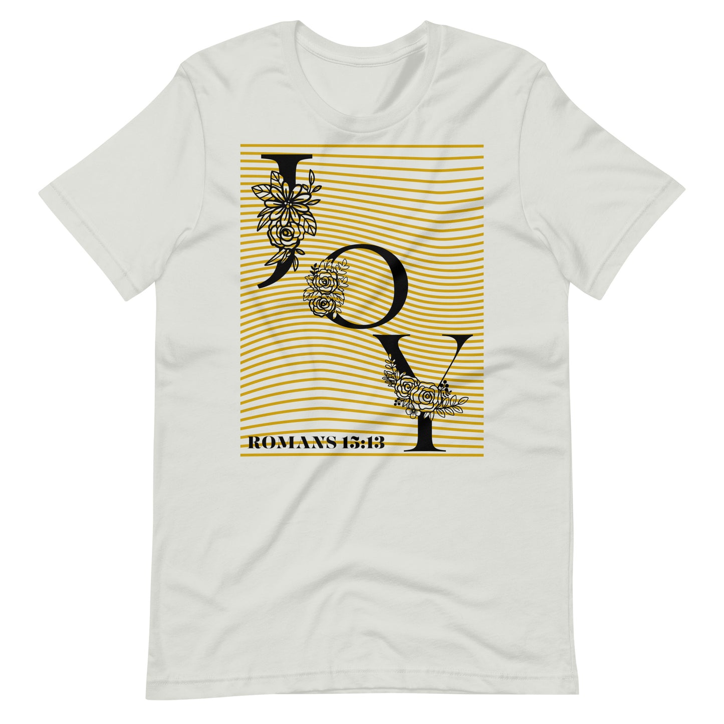 Romans 15:13 Joy T-Shirt - 'May The God of Hope Fill You With Joy' - Unisex Christian T-Shirt for Celebration