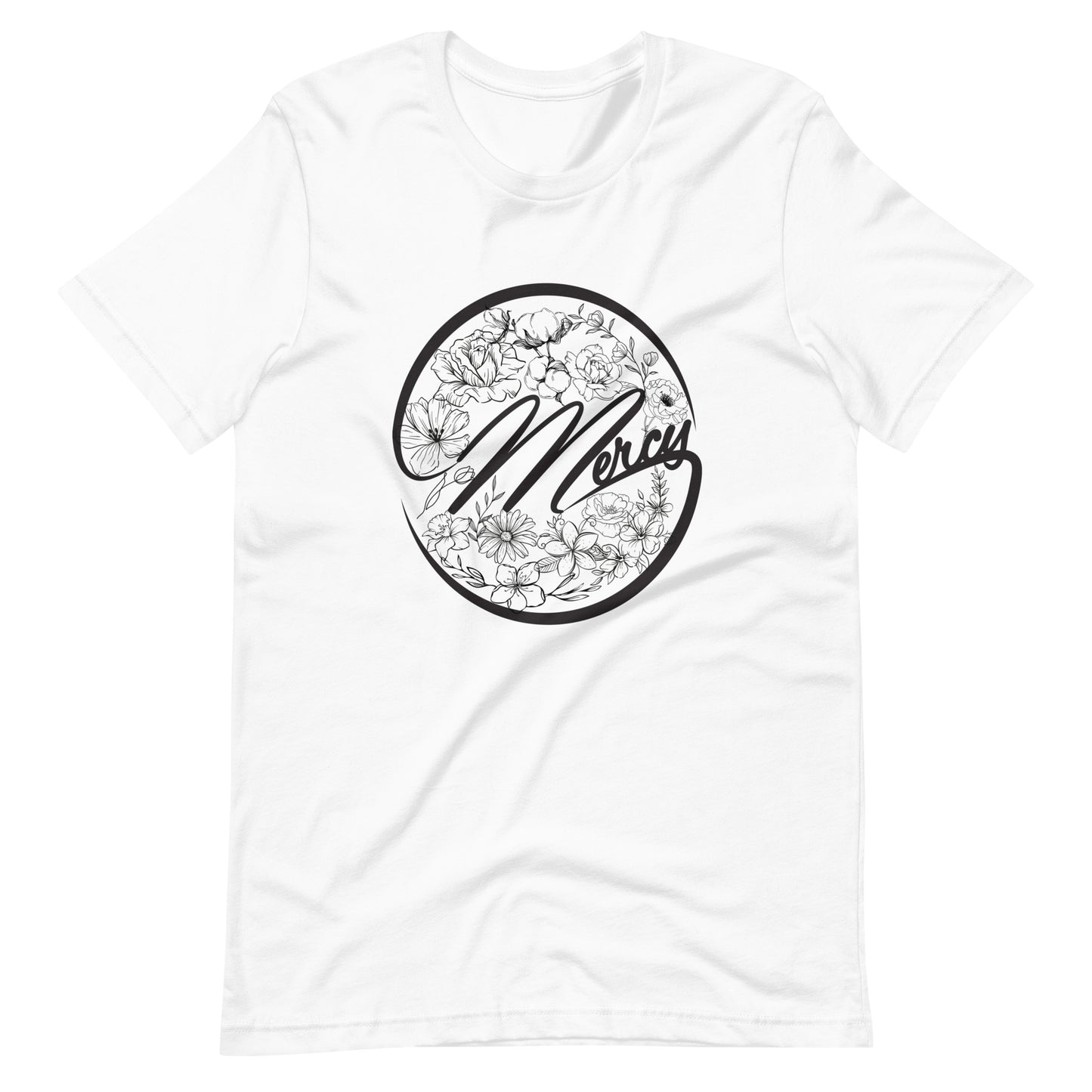 Mercy Unisex T-shirt - Choose from Tan or White