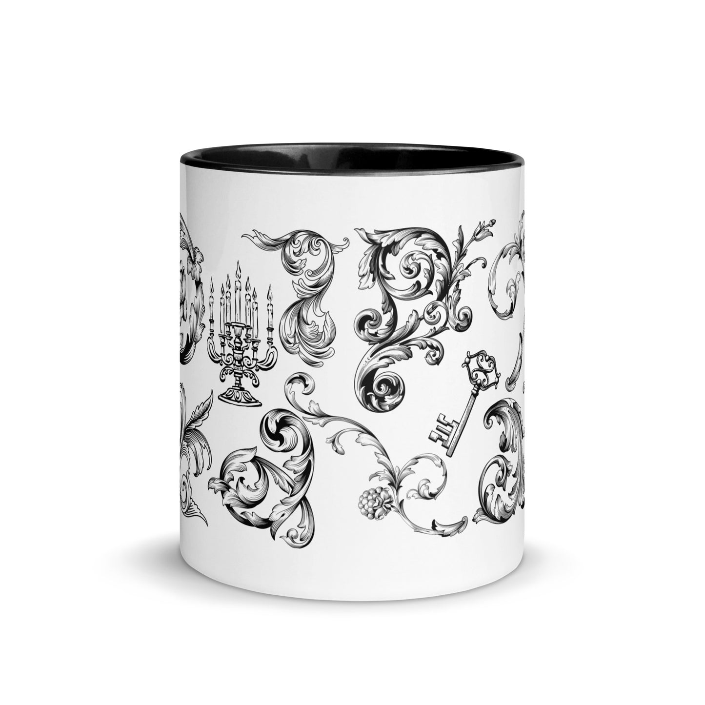 Scripture Mug Inspired By Book Of Revelation, Black Color Inside