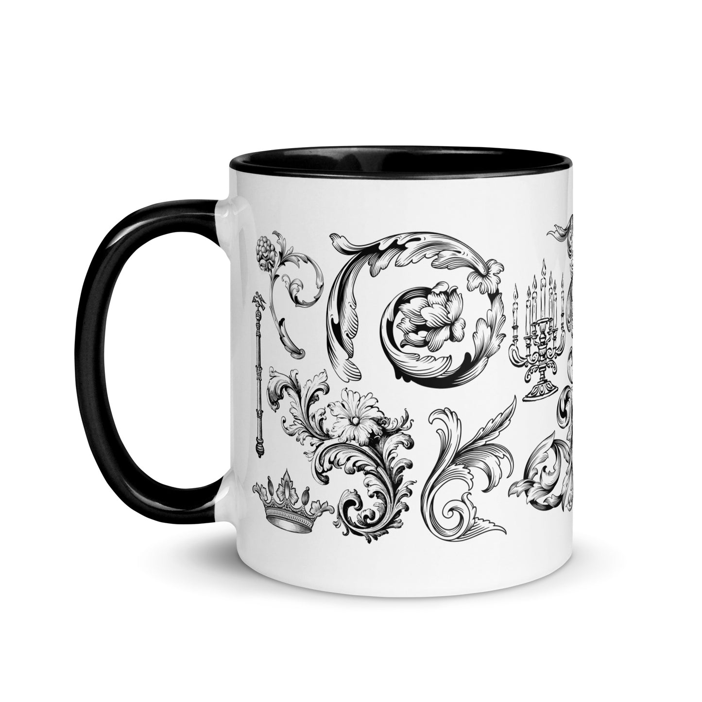 Scripture Mug Inspired By Book Of Revelation, Black Color Inside